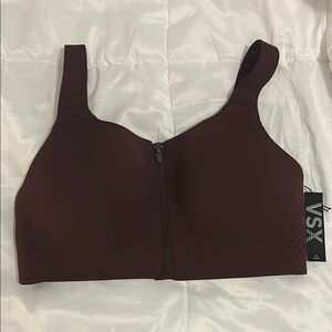 VSX Front Zip Feather Weight Sports Bra